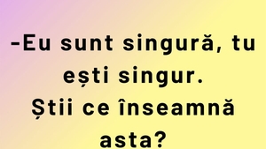 Bancul sfârșitului de săptămână | Axioma singurătății tranzitive