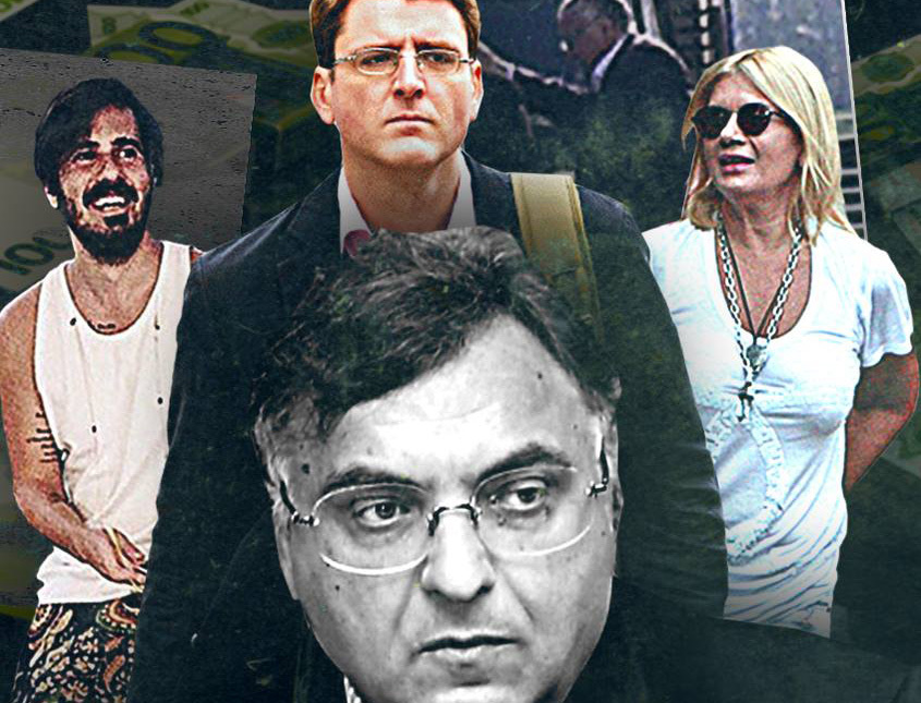 Milionarul Adamescu avea un fiu, Alexander(în spate), iar fosta lui soţie un alt băiat, pe Rani (stânga)