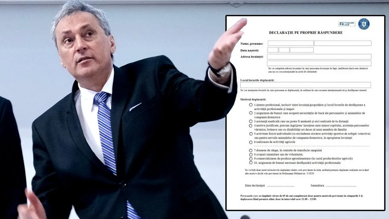 Cum arată declarația pe proprie răspundere de care vom avea nevoie după 15 mai. Ce trebuie completat