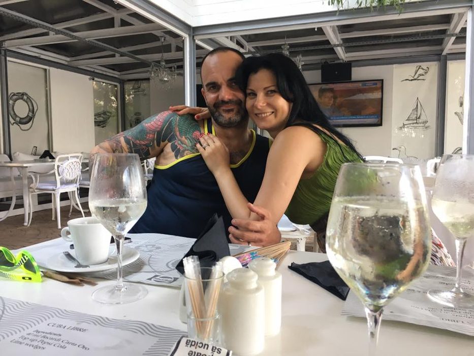 Chef Samuel Le Torriellec, alături de ex-soția lui, Georgiana