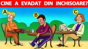 Test de logică exclusiv pentru genii | Care dintre acești 3 bărbați tocmai a evadat din închisoare?