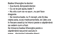 BANC | Badea Gheorghe la doctor: Nu știu cum să vă spun, dar nu pot face dragoste!