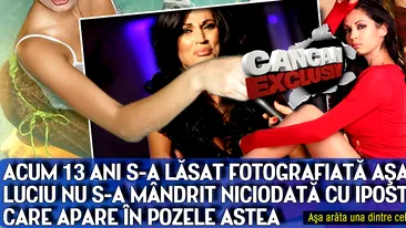 Acum 13 ani s-a lasat fotografiata asa! Nicoleta Luciu nu s-a mandrit niciodata cu ipostazele in care apare in pozele astea