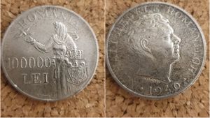 Sunt români care o mai au acasă! La ce preț se vinde o monedă de 100.000 de lei din 1946, acum, în 2023, pe OLX