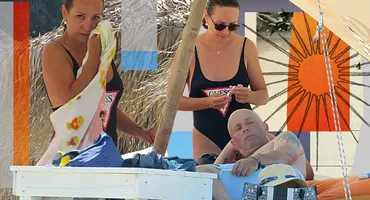 Soția lui Mugur Mihăescu a făcut furori pe plajă cu un costum de baie întreg!