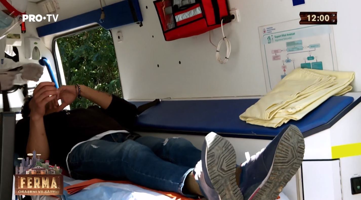George Burcea, de urgență la spital de pe platourile de filmare de la Ferma: “Nu mai pot, cheamă să îmi facă o injecție! Mă doare, mă înțeapă”