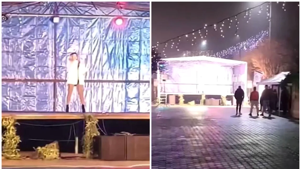 Ce reacție a avut primarul din Calafat, după concertul fără spectatori de la Târgul de Crăciun