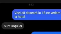 BANC | ”Vezi că diseară la 18 ne vedem la hotel”