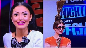 Iulia Albu a apărut cu mătura în cap la TV! Andreea Mantea a luat atitudine şi i-a cântat o melodie