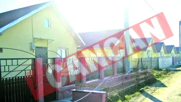Casele construite de Gigi Becali la Vadu Rosca se vand la negru cu 4.000 de euro