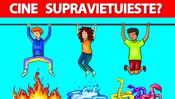 Test IQ exclusiv pentru genii | Care dintre acești 3 oameni va supraviețui?