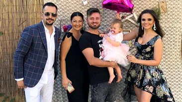 Gabriela Cristea și Tavi Clonda i-au tăiat azi turta fetiței lor! Primele imagini de la petrecere!