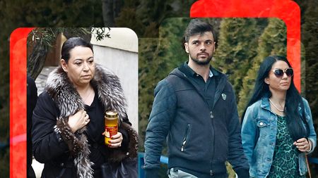 Cum l-am fotografiat pe Marius Elisei în ziua în care Mioara Roman a fost condusă pe ultimul drum. A lipsit de la înmormântare ca să-i țină de urât... noii iubite!