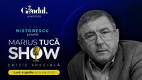 Marius Tucă Show începe luni, 4 aprilie, de la ora 20.00, live pe gandul.ro cu o nouă ediție specială