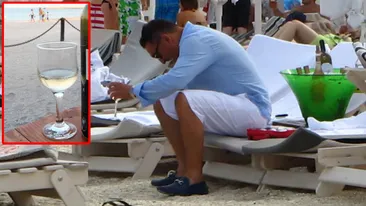 Deja e prea de tot! Câți lei costă un pahar de vin pe plajă în Mamaia
