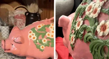 O femeie a cumpărat această pușculiță dintr-un târg de vechituri și a avut parte de surpriza vieții. Ce se afla în ea
