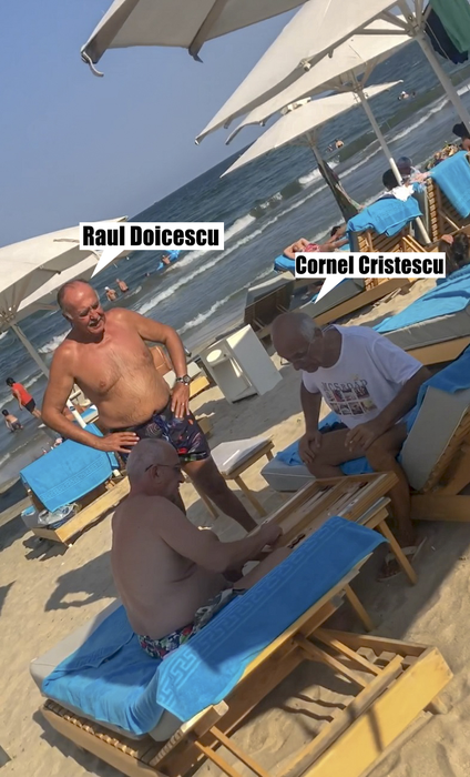 Regele construcțiilor” și ”Împăratul ochelarilor” au încins zarurile pe plaja milionarilor, Caelia