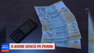 O avere lăsată pe un peron al unei gări din Bacău. Ce a putut să uite un bărbat
