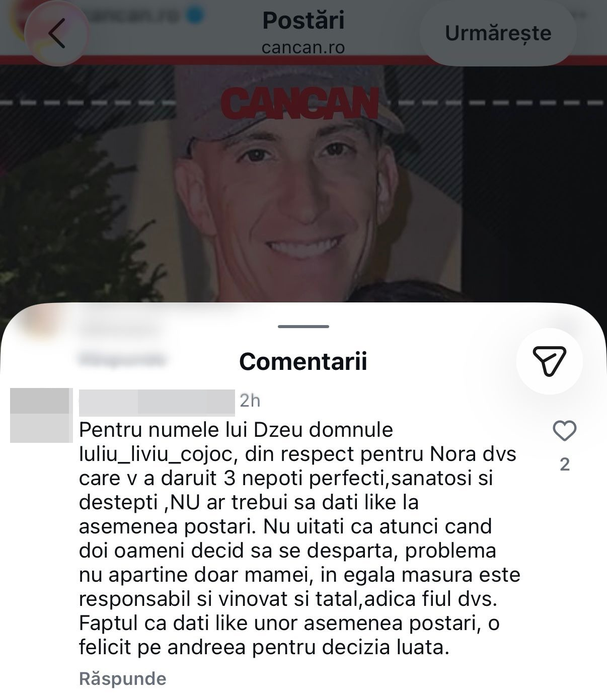 Tata socru a fost tras de mânecă