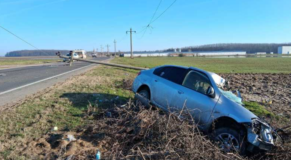 Un bărbat a murit în urma accidentului / Sursa foto: ISU Giurgiu