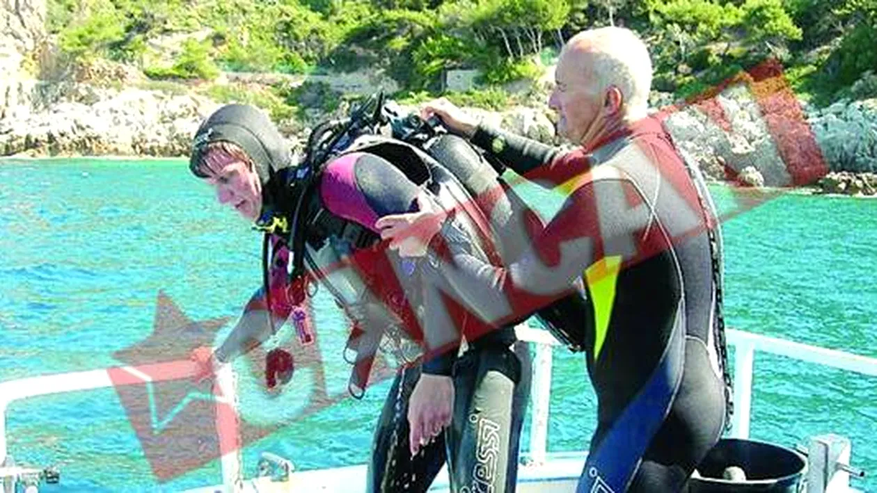 Viorel Mazilu, scufundator pe Coasta de Azur