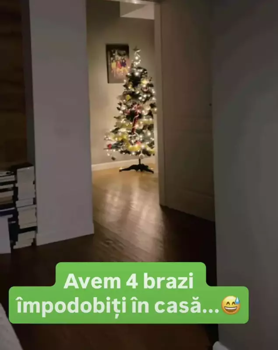 Vedeta de la Antena 1 care și-a împodobit 4 brazi de Crăciun în casă! Care este motivul „aroganței”