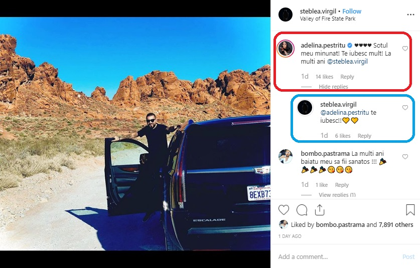 Adelina Pestrițu, surpriză inedită pentru soțul ei! Virgil Steblea și-a petrecut ziua de naștere în Las Vegas