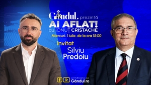 „Ai Aflat! cu Ionuț Cristache” începe miercuri, 1 iulie, de la ora 15.00, live pe Gândul. Invitat: Silviu Predoiu
