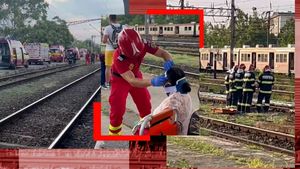 BREAKING | Haos în Gara Basarab! A fost activat Planul Roșu! Locomotiva a rămas fără frâne și s-a izbit de vagoane!