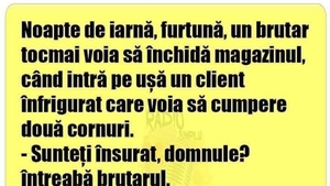 BANCUL ZILEI | Noapte de iarnă, un brutar tocmai voia să închidă magazinul