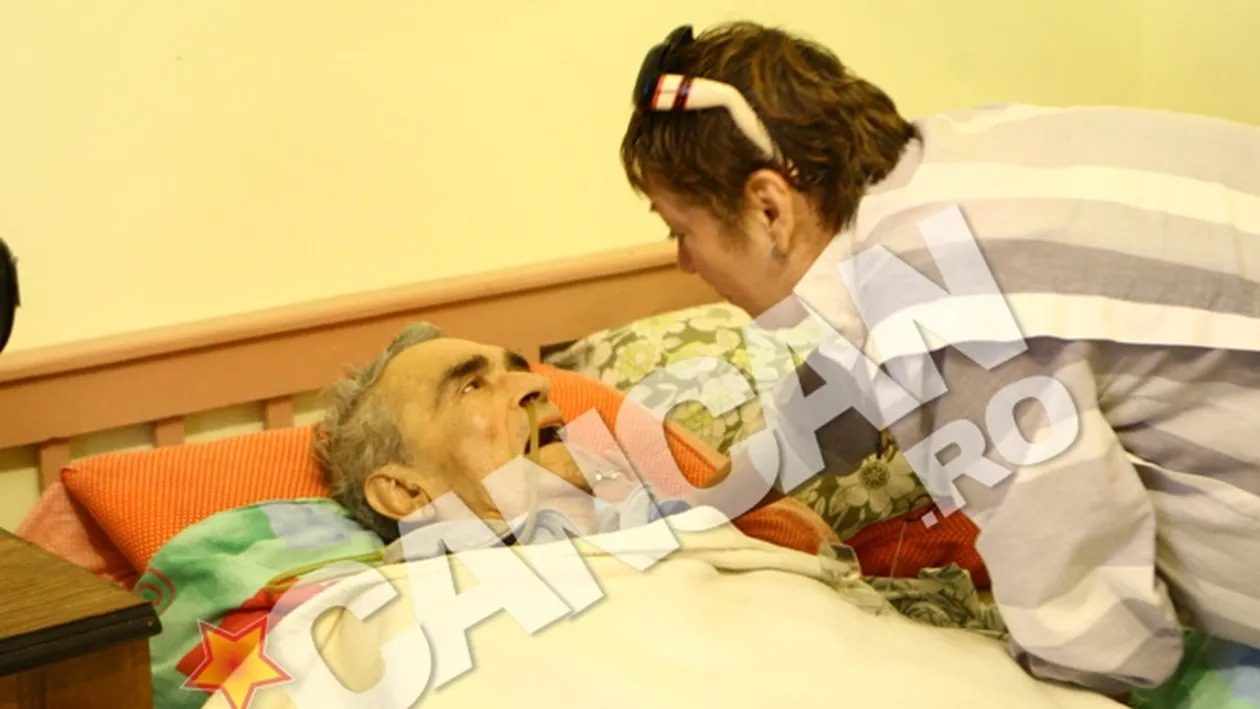 Iurie Darie e hranit in continuare cu ajutorul unui furtun, dar a inceput sa miste piciorul paralizat. Vezi de ce a interzis Anca Pandrea vizitele la domiciliu