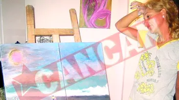 Anamaria Ferentz picteaza in pijamale