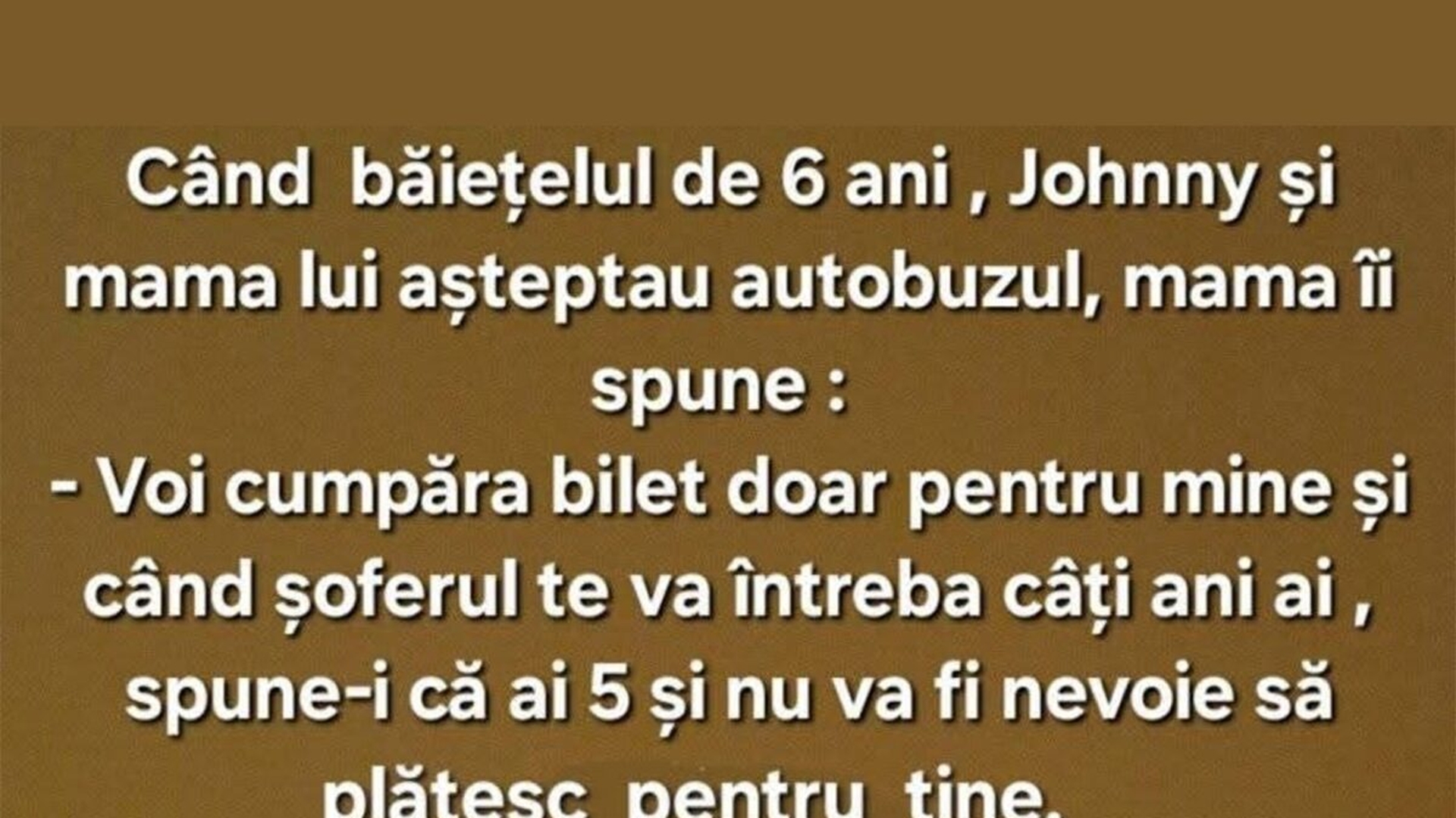 Bancul de weekend | "Voi cumpăra bilet doar pentru mine"