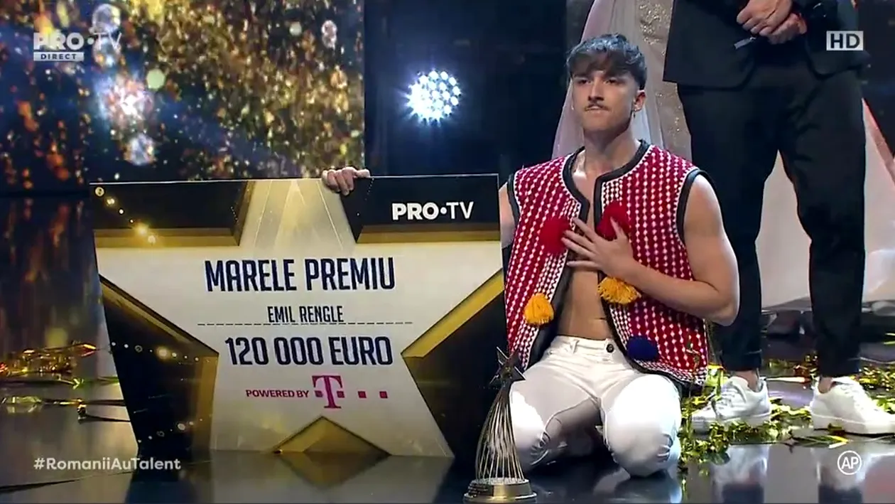 Ce a postat Emil Rengle pe contul personal de socializare, după ce a câștigat premiul de 120.000 de euro la “Românii au talent”