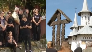 Scene șocante la un priveghi din Iași. Ce s-a întâmplat când fiica a plâns pe sicriul mamei