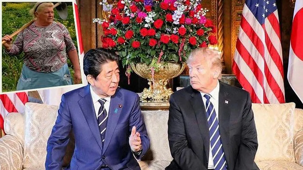 O femeie din Spania seamănă izbitor cu Donald Trump. Poza în care e cu sapa în spate a devenit virală