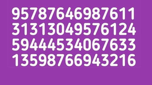 Test IQ | De câte ori apare numărul 546 în această imagine?