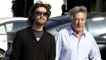 Dustin Hoffman, la o sesiune de cumparaturi cu fiul