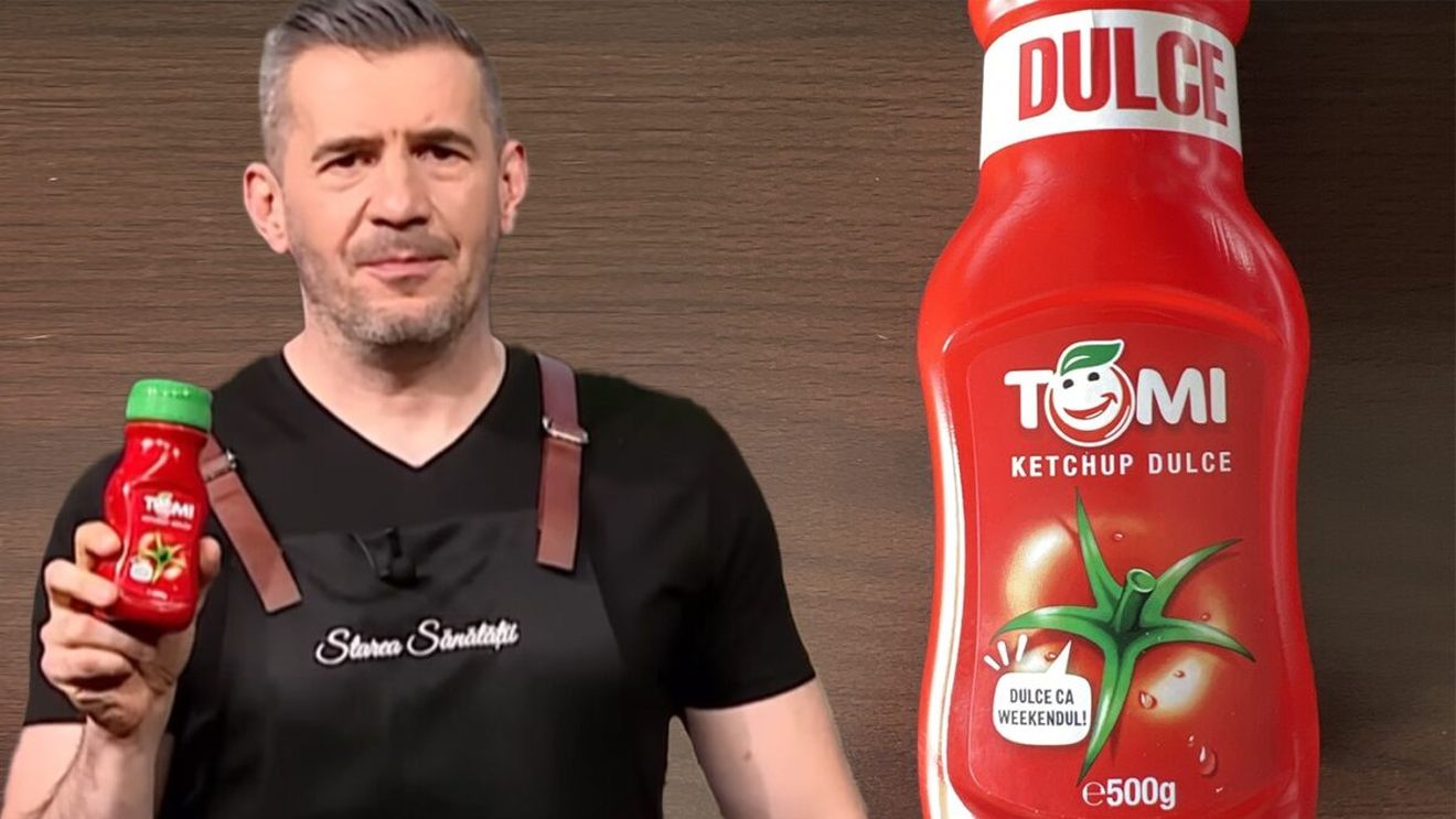 Consumi ketchup Tomi din comerț? Dragoș Pătraru ne spune din ce e făcut, de fapt