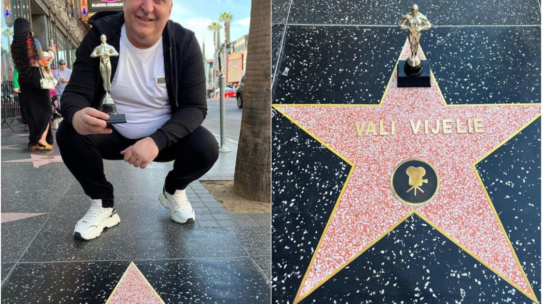 Cât costă dacă vrei să ai stea cu numele tău pe Walk of Fame? Vali Vijelie a "spart" gheaţa