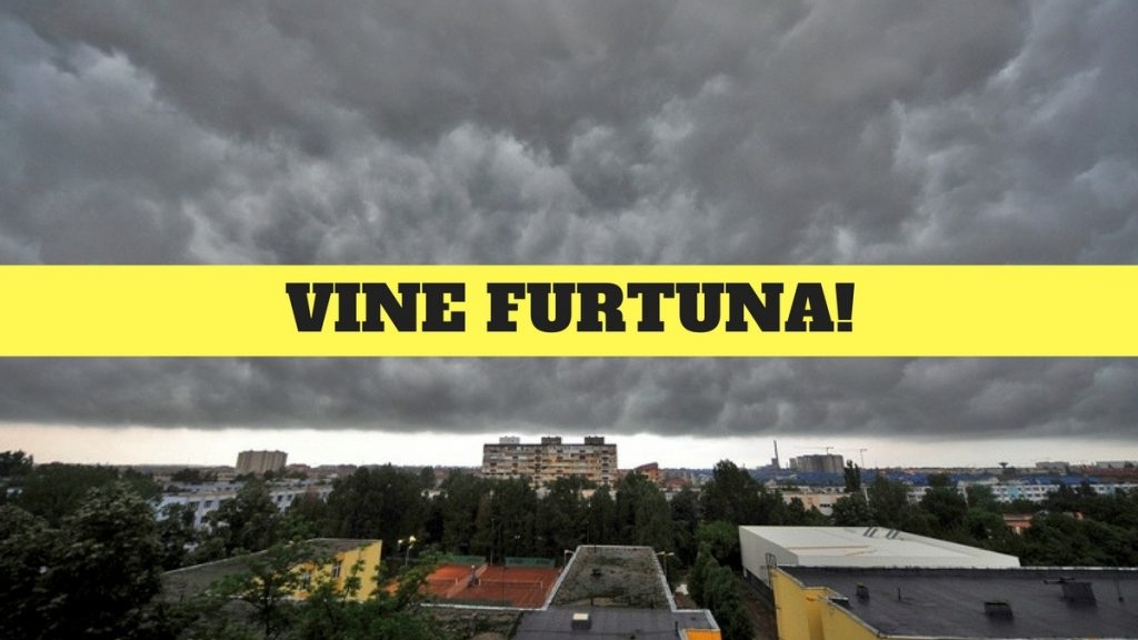 Bucureștenii, avertizați prin sistemul RO-ALERT de codul portocaliu de vijelii