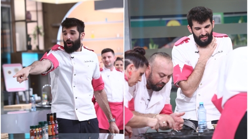 S-au încins spiritele la Chefi la Cuțite! Richard Abou Zaki s-a înfuriat în văzul lumii, după gestul necugetat al lui Andrea: „Un păcat”