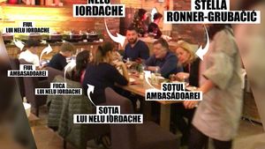 Mega-exclusivitatea începutului de an. Primele imagini cu Ambasadoarea Olandei, la cina de An Nou cu familia milionarului condamnat pentru corupţie!
