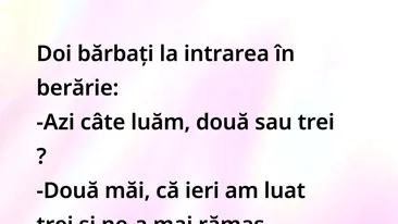 BANCUL ZILEI | Calcule bahice la intrarea în berărie