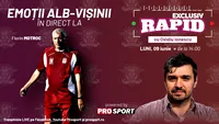 Începem săptămână în forță cu o ediție speciala a emisiunii EXCLUSIV RAPID, luni, 9 iunie, de la ora 14:00, în direct pe YouTube - ProSport!