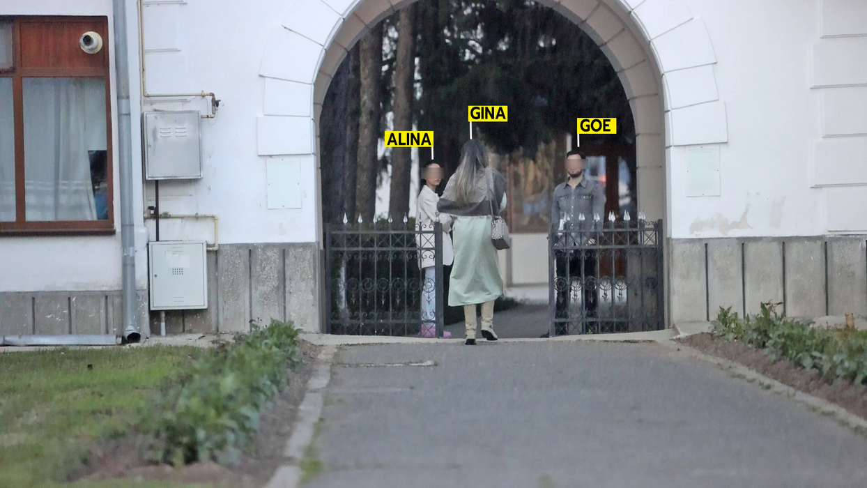Gina, Goe si Alina intră în Mănăstirea Țigănești (Foto: CANCAN.RO)