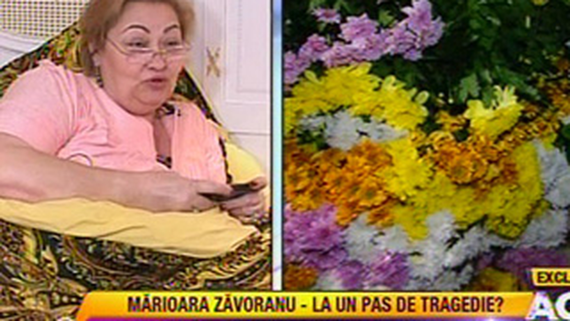 "Violatorul" Tony are bucurii la Marioara Zavoranu! A umplut o masina intreaga cu flori! Uite cum l-a primit mama Oanei in dormitor!