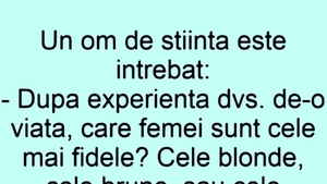 BANCUL ZILEI | Care sunt cele mai fidele femei, de fapt