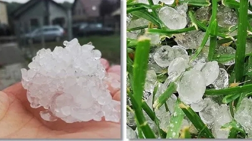 Să vezi și să nu crezi - grindină în formă de coronavirus. Oamenii cred că este un semn divin, care îi îndeamnă să stea în casă