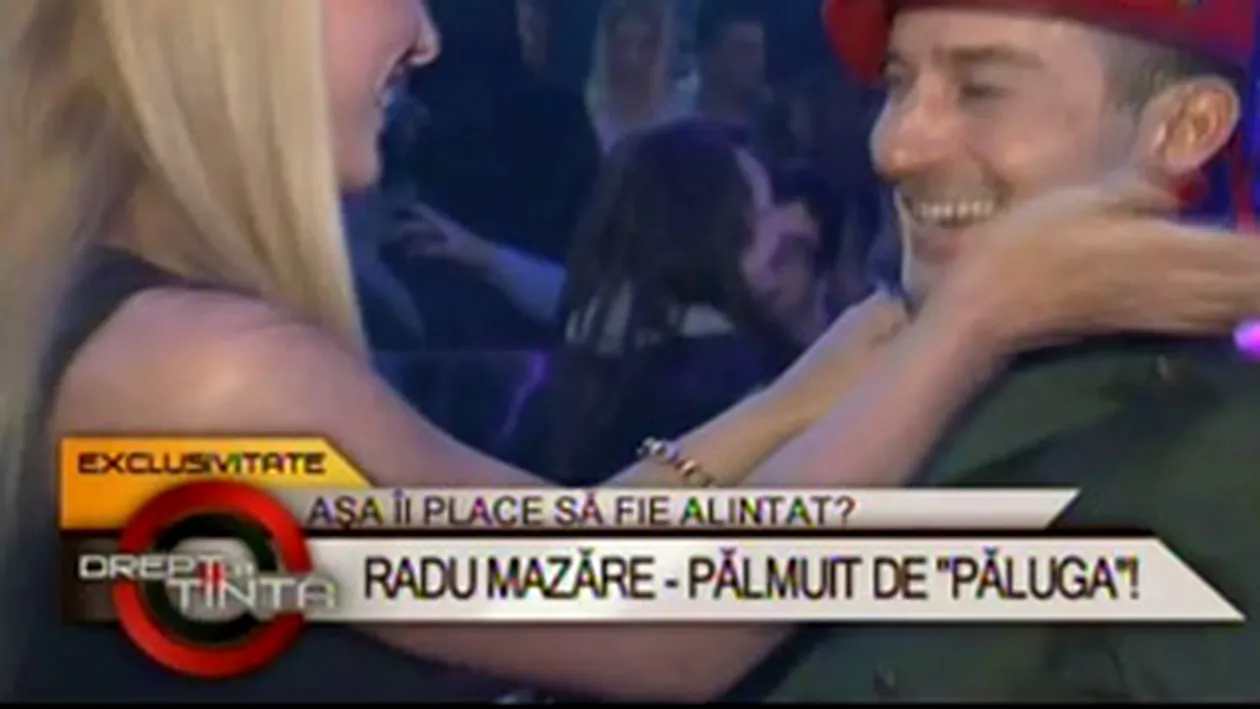VIDEO Radu Mazare a fost palmuit in club de iubita lui, Roxana! Vezi ce a determinat-o sa faca asta